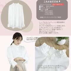 terawear emu フリルブラウス Lのサムネイル