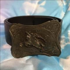 バーバリーロンドン ベルト 茶のサムネイル