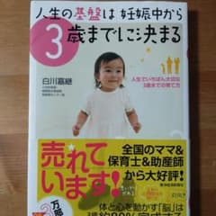 人生の基盤は妊娠中から3歳までに決まる : 人生でいちばん大切な3歳までの育て方のサムネイル