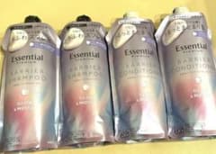 エッセンシャルうるおいバリアシャンプーコンディショナー340ml、各2本セットのサムネイル