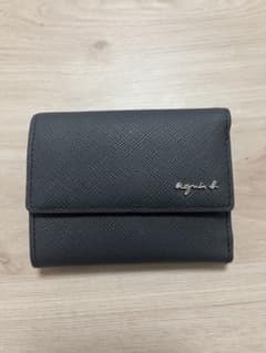 売り切り価格 OK agnis b. アニエスベー 三つ折り財布 グレーのサムネイル
