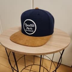 BRIXTON キャップ ネイビー ブラウン スナップバックのサムネイル