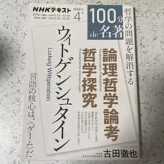 ウィトゲンシュタイン『論理哲学論考』『哲学探究』4月のサムネイル