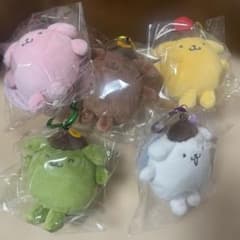 サンリオ ポムポムプリン ハッピーフレーバーマスコット 5点セット