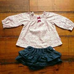 Haruka様専用＊リバティ花柄×デニムふりふりsetのサムネイル