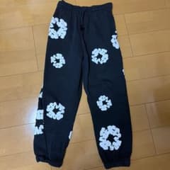 DENIM TEARS スウェットパンツ ブラック M