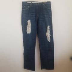 ダメージ加工 デニムパンツ メンズのサムネイル