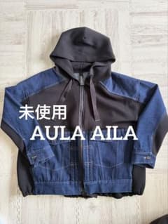 未使用】AULA AILA フード付きデニムジャケット - メルカリ