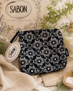 SABON サボン レース刺繍ポーチ コスメポーチ 化粧ポーチ 小物入れ 新品のサムネイル