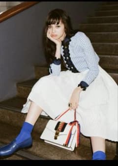 GUCCI 即完売品 ギンガムチェック×デニムブラウス ブルー36 - メルカリ