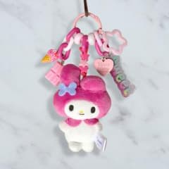 マイメロディ じゃらじゃらキーホルダー アミューズメント景品 ピンク