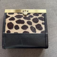 ハラコ☆ハンドメイド☆二つ折り財布☆ミニ財布のサムネイル