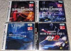 SUPER EUROBEAT 頭文字D CD 4枚セット（レンタルアップ） - メルカリ