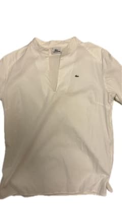 早い者勝ち！！LACOSTE スキッパー ポロシャツ ホワイト 38のサムネイル