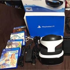 【送料込み】PSVR本体 camera同梱版 初期型 + VR対応ソフト4本のサムネイル