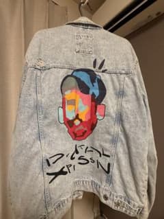 ZARA PRINTED DENIM JACKET/ジャケット/のサムネイル