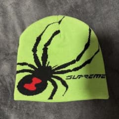 Supreme Spyder ニット帽 ビーニー ライムグリーンのサムネイル