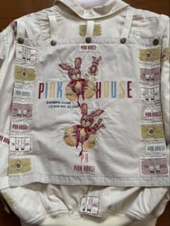 PINK HOUSE ゼッケン付き うさぎ刺繍 ブルゾン - メルカリ