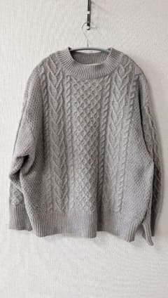 ho jean ニット セーター グレー Lのサムネイル