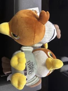 タカぬい　2体セット3等　寝そべり、ファイト九州のサムネイル