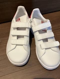 adidas Stan Smith ホワイト/ピンク ベルクロのサムネイル