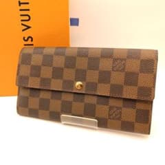 ルイヴィトン 長財布 ダミエエベヌ ポルトフォイユ サラ N61734 - メルカリ