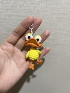 アヒルちゃん　キホルダー　ハンドメイドのサムネイル