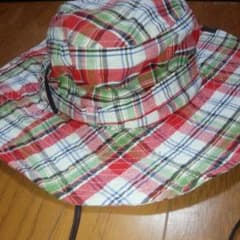 ☆値下げ☆　チェックハットのサムネイル