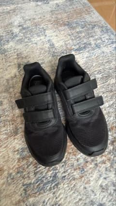 adidas キッズ スニーカー 20cm ブラックのサムネイル