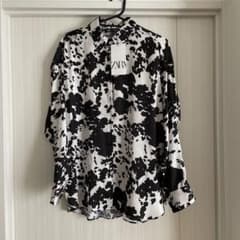 ZARA　ザラ　柄　シャツのサムネイル