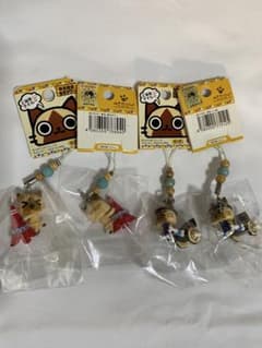 モンスターハンター ご当地アイルー ストラップ 4個セット（東京・浅草）のサムネイル
