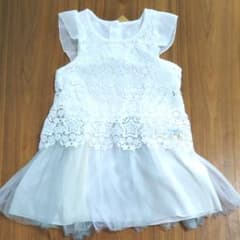 ワンピース 120 130 半袖　女の子　チュールのサムネイル