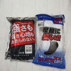 3足組アンダーソックスのサムネイル