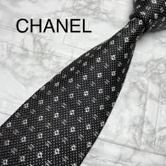 CHANEL シャネル ネクタイ ココマーク ブラック - メルカリ