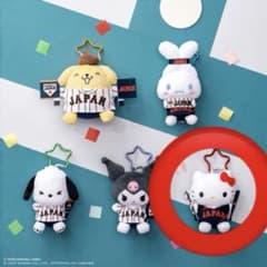 サンリオ×侍ジャパン　カラビナ付きマスコット　ハローキティ 応援ver.のサムネイル