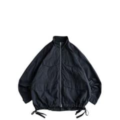 USED 00s マルチポケット Wファスナー ナイロンジャケット【美品】BLK