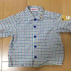 ミキハウスチェックシャツ80のサムネイル
