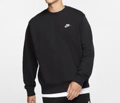 新品未使用　Nike クルー　スウェット 黒　Lサイズのサムネイル