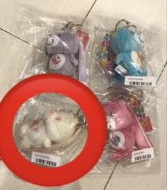 ケアベア タイトー限定キーホルダー　アイボリーのサムネイル