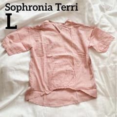 ⭐️未使用⭐️【L】 ブラウス パンチングレース 刺繍 半袖 花柄 可愛い