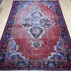 ペルシャ絨毯 ヴィンテージラグ 142×95cm 手織り オールドpersia ペルシャ絨毯 ヴィンテージラグ 222×142cm 手織り オールドpersia
