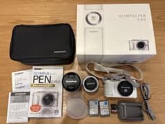 OLYMPUS PEN E-PL9 ホワイト ガイドブック&ポーチ付き - メルカリ