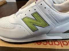 難ありNew Balance M576WLP ホワイト/グリーン US 10.5のサムネイル