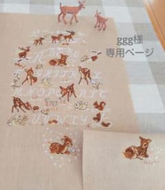 専用　クロスステッチ完成品　✤ヴェロニク・アンジャンジェ✤バンビ 専用 クロスステッチ完成品 ✤ヴェロニク・アンジャンジェ✤バンビ