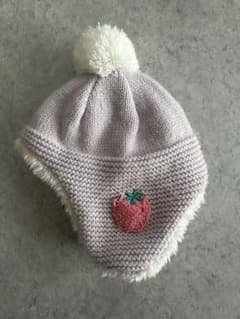 トマト刺繍 ニット帽 42-46cmのサムネイル