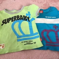 値下げ☆ベビードール☆Tシャツとハーフパンツ☆80のサムネイル