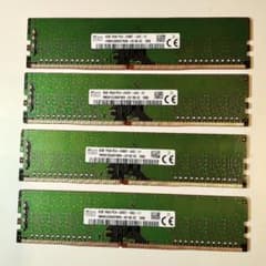 SKhynix DDR4 32GBデスクトップメモリ(8GB×4枚)DIMM - メルカリ