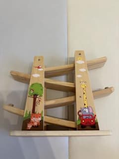 木製 スロープトイ 知育玩具 おもちゃ 車 4台セットのサムネイル