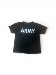 、*様 【最終値下げ！】ARMYプリント ブラック Tシャツ Sサイズ y2kのサムネイル