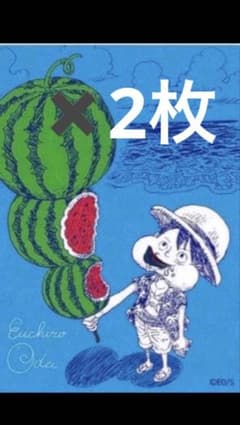 2枚セット　ONE PIECE ナツコミ2026 描き下ろし メタキラカードのサムネイル